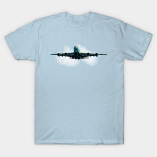 Größte Passagierflugzeug A-380 T-Shirt